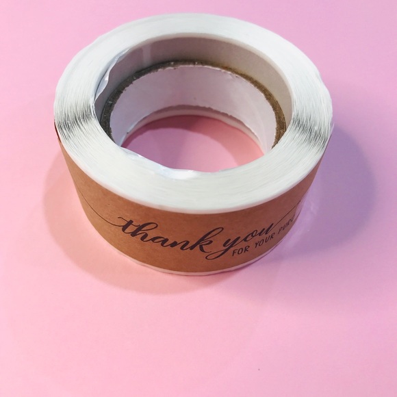 4 Rolls of Thank you stickers-#FBL01 - Picture 4 of 15